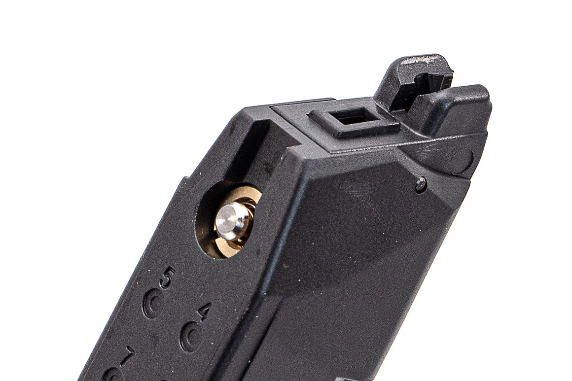 MAXTACT GMG-17 32 Rounds Lightweight Aluminum Extended Magazine For Marui TM G Model / AAP-01 / TP22 GBBP Series ( Medium Length ) ( Green Gas Ver. )