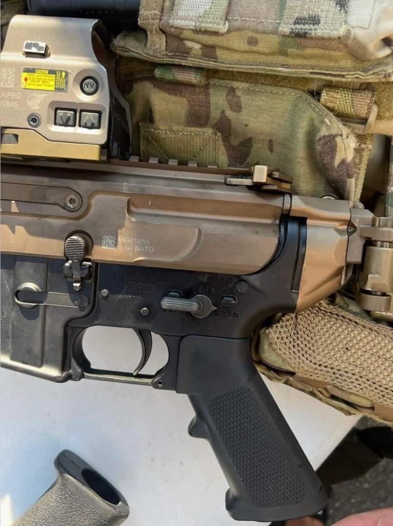 C&C Tac CNC MCX Stock Adapter for VFC / BCM AIR AR M4 / 416 Lower Receiver & APFG MCX Rattler Upper GBB Only ( Black )