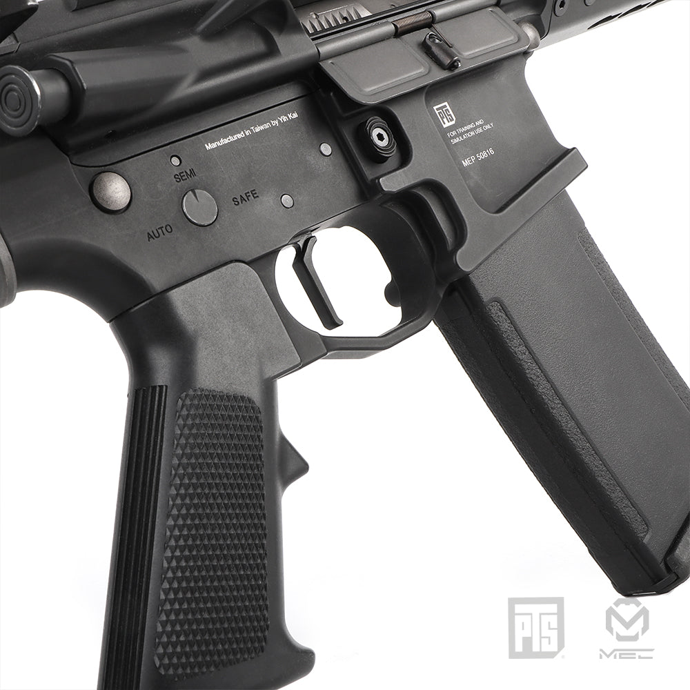PTS MEC PRO Trigger for KWA LM4 Series / PTS Mega Arms AR-15, Radian Model One GBB ( Black / Grey )-Grey