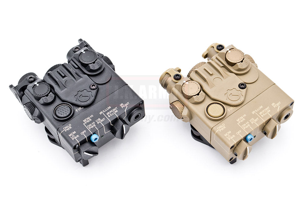 MF Nylon Ver. DBAL-A2 Airsoft Illuminator Pointer Device ( Red / Green Laser ) ( 20mm QD Mount ) ( BDAL PEQ-15A A2 Laser Devices )-Grey-Red Laser