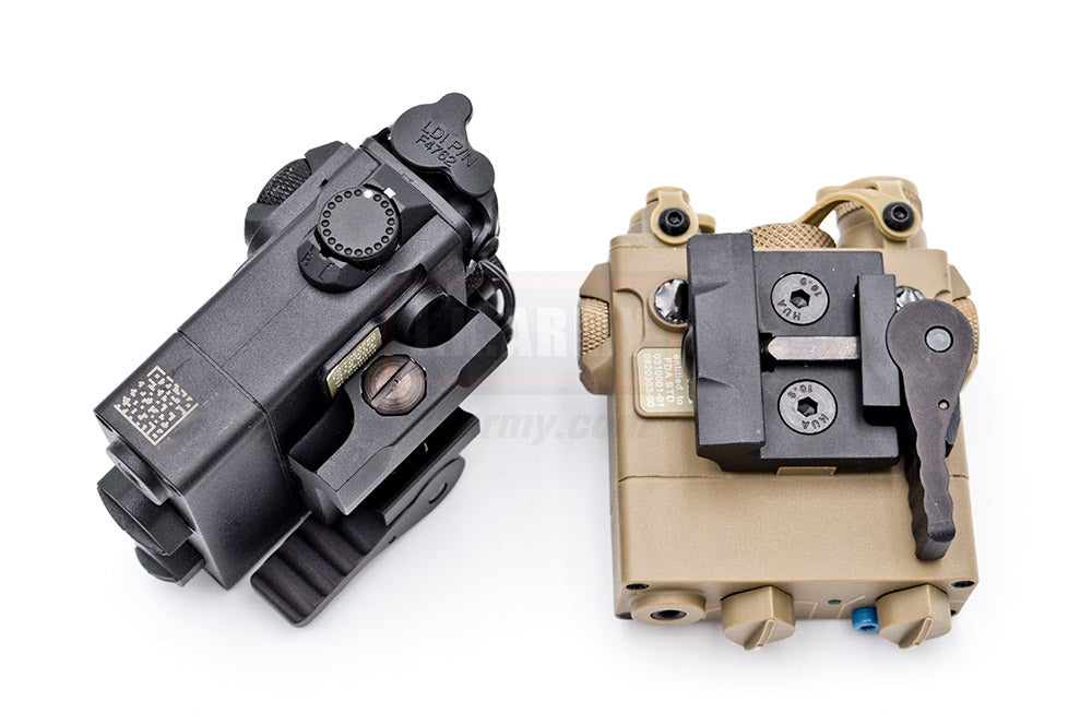 MF Nylon Ver. DBAL-A2 Airsoft Illuminator Pointer Device ( Red / Green Laser ) ( 20mm QD Mount ) ( BDAL PEQ-15A A2 Laser Devices )-Grey-Red Laser