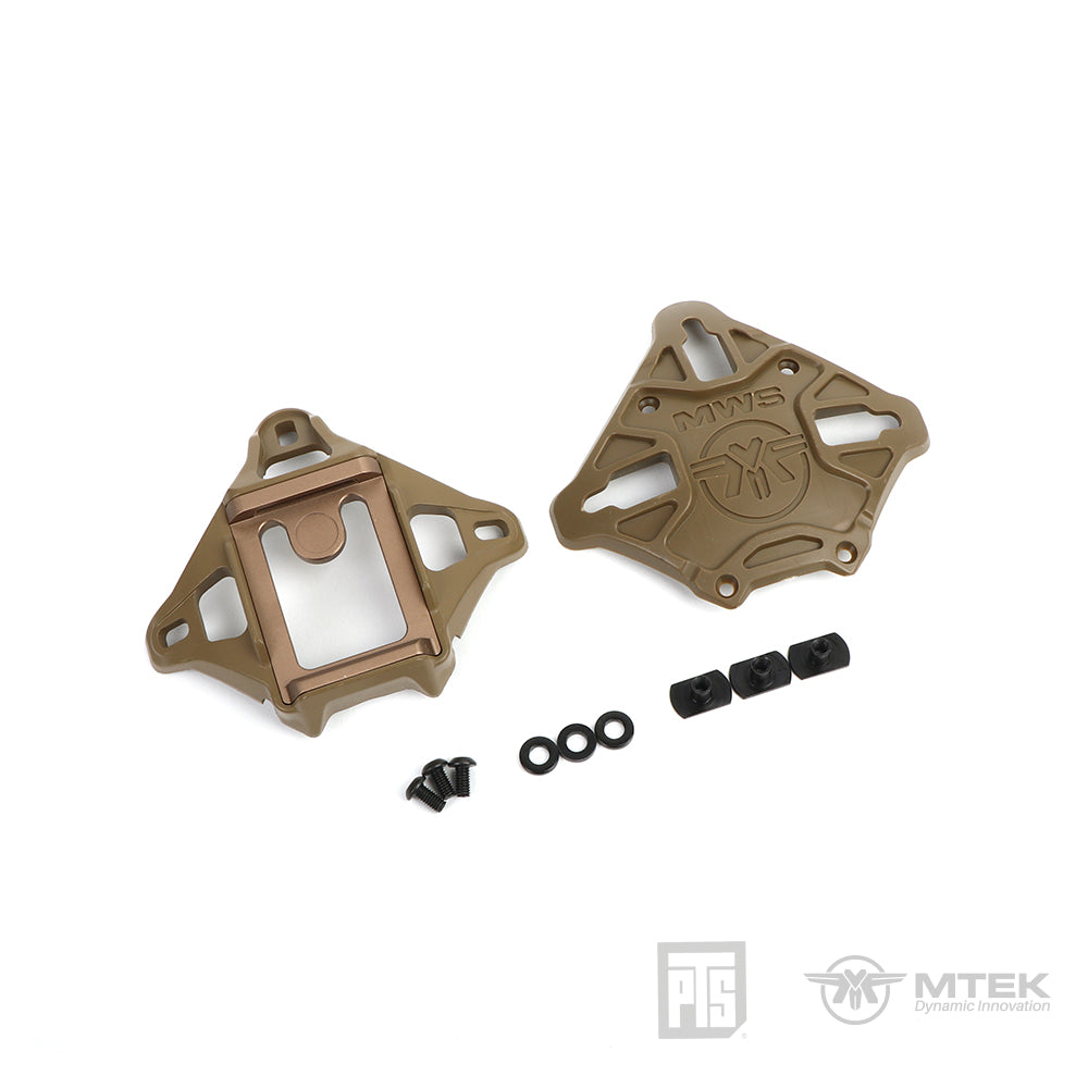 PTS MTEK FLUX Shroud with NVG mount Coyote Brown