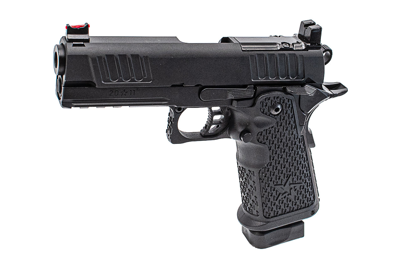 EMG Staccato Licensed CNC 4.3" P Hi-Capa GBBP Gas Blowback Pistol Airsoft ( Model: VIP Grip / Standard / Green Gas )