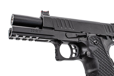 EMG Staccato Licensed CNC 4.3" P Hi-Capa GBBP Gas Blowback Pistol Airsoft ( Model: VIP Grip / Standard / Green Gas )