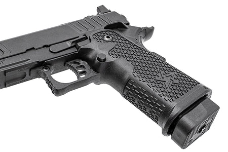 EMG Staccato Licensed CNC 4.3" P Hi-Capa GBBP Gas Blowback Pistol Airsoft ( Model: VIP Grip / Standard / Green Gas )