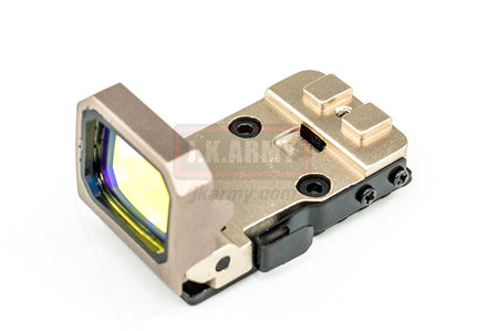 MF RMT Style Foldable Reflex Sight for Pistols w/ RMR Cut Mount ( Orange )