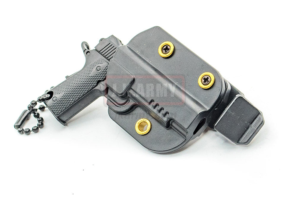 MF Mini 1911 Pistol Model Keychain ( BK )