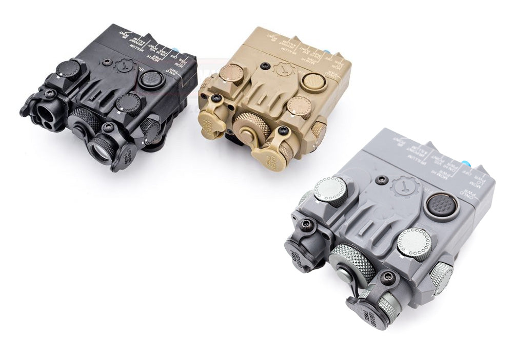 MF Nylon Ver. DBAL-A2 Airsoft Illuminator Pointer Device ( Red / Green Laser ) ( 20mm QD Mount ) ( BDAL PEQ-15A A2 Laser Devices )-Grey-Red Laser