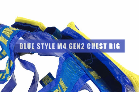 Blue Style M4 Gen2 Chest Rig ( IKEA Style ) ( Custom Mdae )