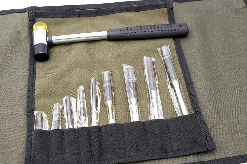 MF Tool Kit Hammer and Punches Set Type B ( Grey Pouch ) ( AR-15 M4 M16 Glock etc. Pin Punch Tool )