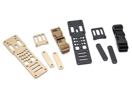 MF TN Style Holster Adapter ( Aluminum ) ( Black / DE )-Dark Earth ( DE )