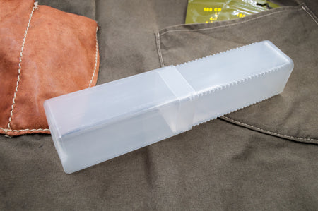 Square Plastic Cutting Tool Boxes Case ( 46 x 46 x 143mm-220mm ) ( inside 40 x 40mm ) ( Slide , Tool Case )