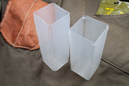 Square Plastic Cutting Tool Boxes Case ( 46 x 46 x 143mm-220mm ) ( inside 40 x 40mm ) ( Slide , Tool Case )