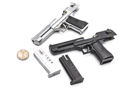 Metal Gear 1/2 Toy Model Desert Eagle Silver ( Dummy ) ( by Alloy Empire ) ( 1:2.05 )