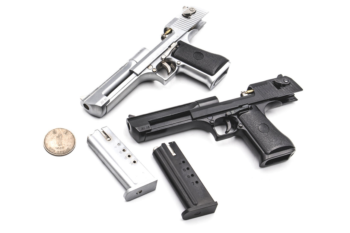 Metal Gear 1/2 Toy Model Desert Eagle Black ( Dummy ) ( by Alloy Empire ) ( 1:2.05 )