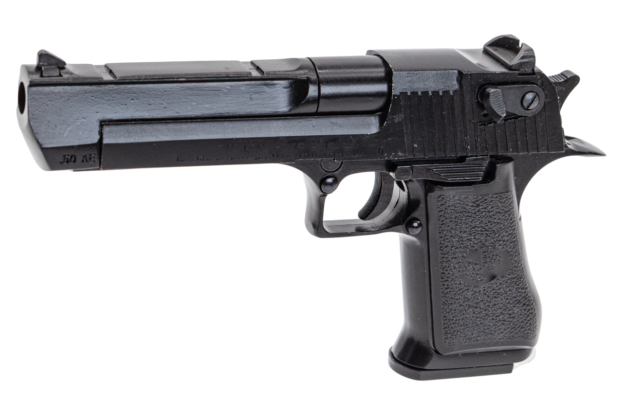 Metal Gear 1/2 Toy Model Desert Eagle Black ( Dummy ) ( by Alloy Empire ) ( 1:2.05 )