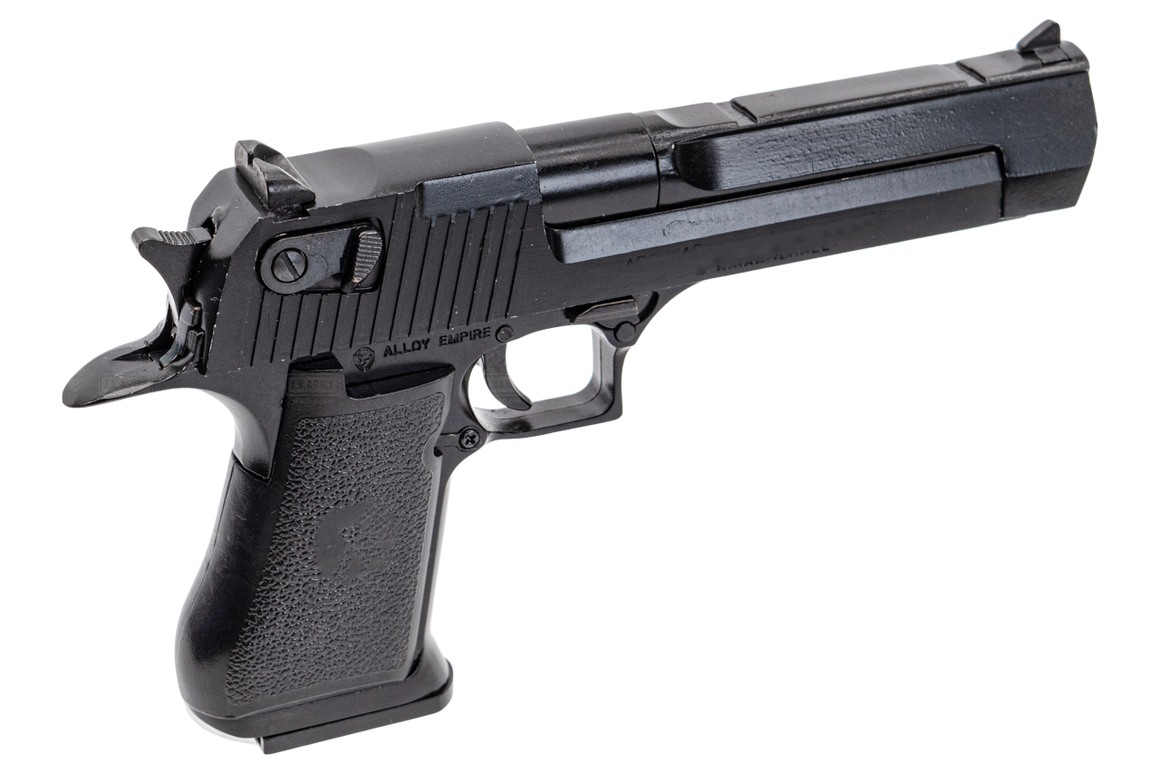 Metal Gear 1/2 Toy Model Desert Eagle Black ( Dummy ) ( by Alloy Empire ) ( 1:2.05 )