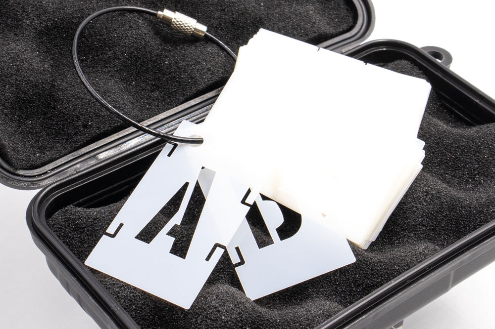 ARMY Font Text Plastic Stencils Set ( 1inch / 2inch / 3inch )-3 Inch