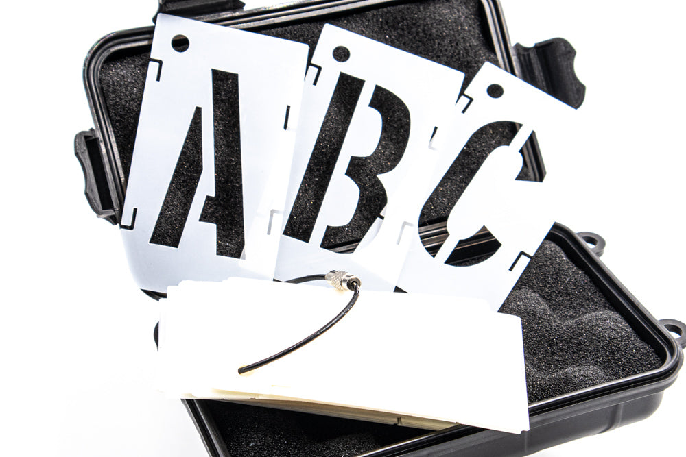 ARMY Font Text Plastic Stencils Set ( 1inch / 2inch / 3inch )-3 Inch