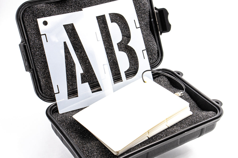 ARMY Font Text Plastic Stencils Set ( 1inch / 2inch / 3inch )-3 Inch