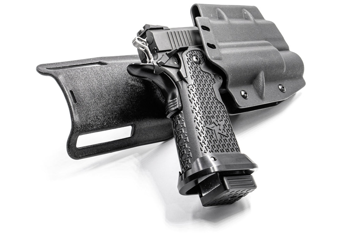 W&T Hi-Capa 5.1 / 4.3 Combat Master X300 Light ALS Holster For Right Hand ( Black )