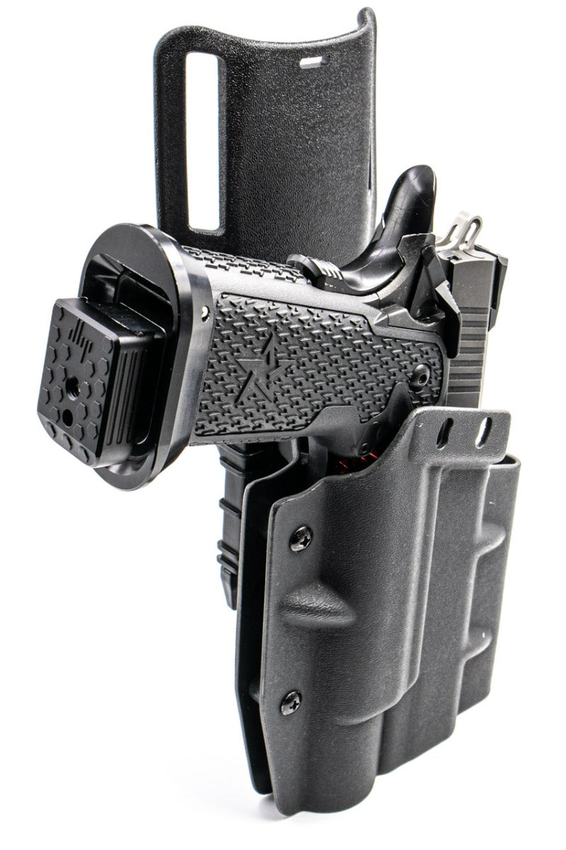 W&T Hi-Capa 5.1 / 4.3 Combat Master X300 Light ALS Holster For Right Hand ( Black )