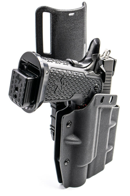 W&T Hi-Capa 5.1 / 4.3 Combat Master X300 Light ALS Holster For Right Hand ( Black )