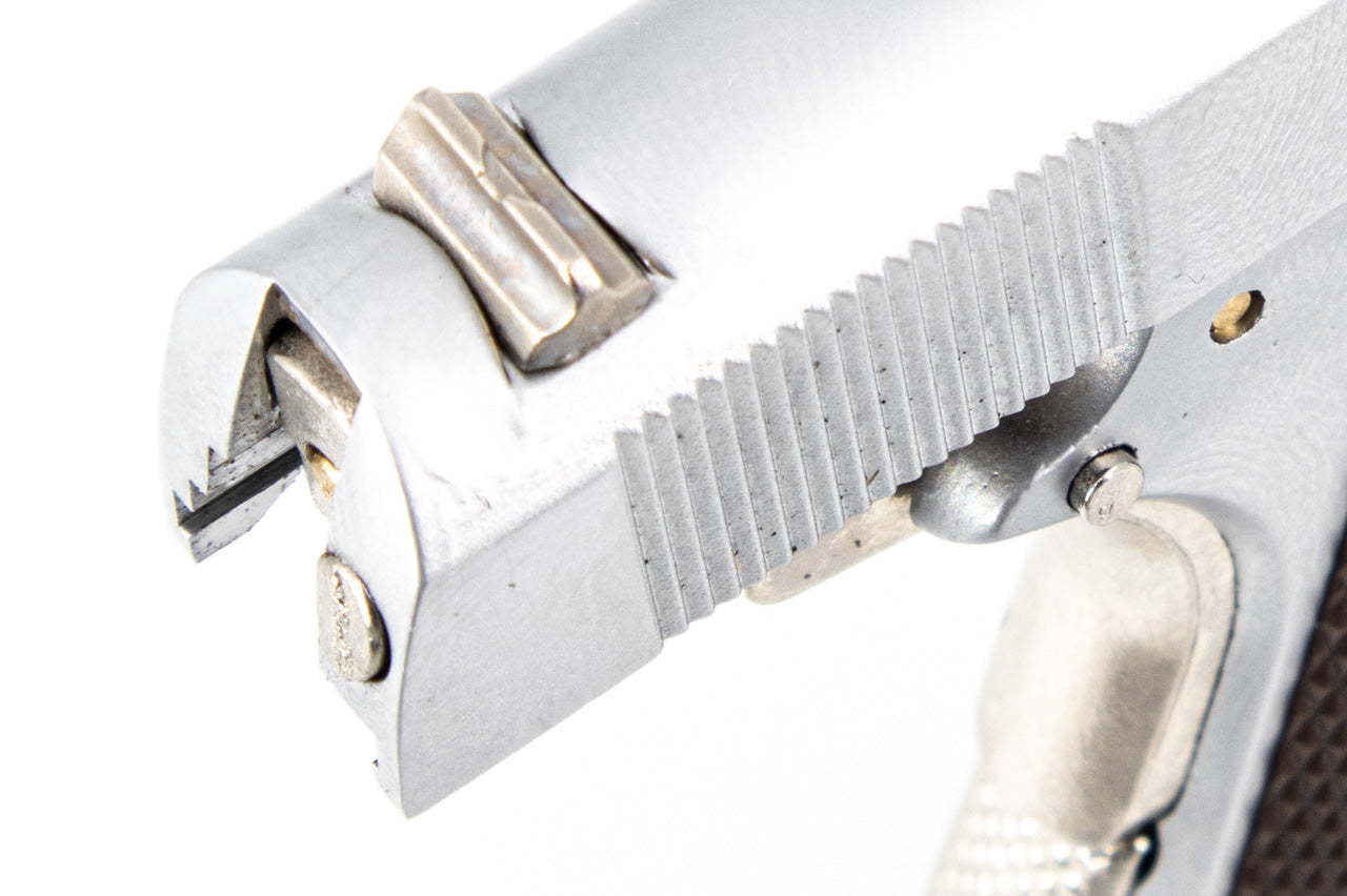 Metal Gear 1/2 Toy Model 1911 A1 ( Silver ) ( Dummy ) ( by Alloy Empire ) ( 1:2.05 )