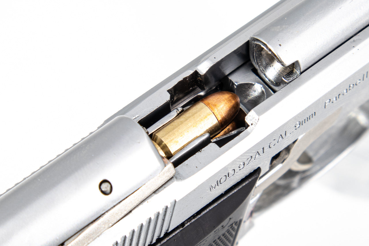 Metal Gear 1/2 Toy Model M92F ( Silver ) ( Dummy ) ( by Alloy Empire ) ( M92 1:2.05 )