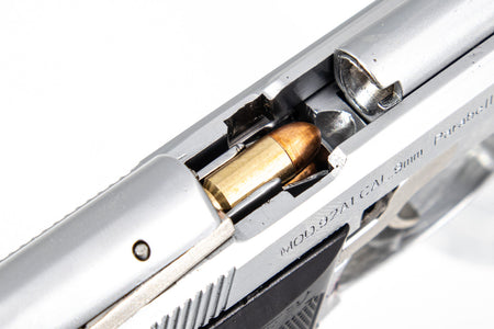 Metal Gear 1/2 Toy Model M92F ( Silver ) ( Dummy ) ( by Alloy Empire ) ( M92 1:2.05 )