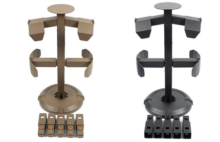 MF Helmet Vest Gear Tactical Equipment Display Stand AC-19 ( Black / Tan )-Tan