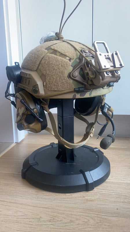 MF Helmet Vest Gear Tactical Equipment Display Stand AC-19 ( Black / Tan )-Tan