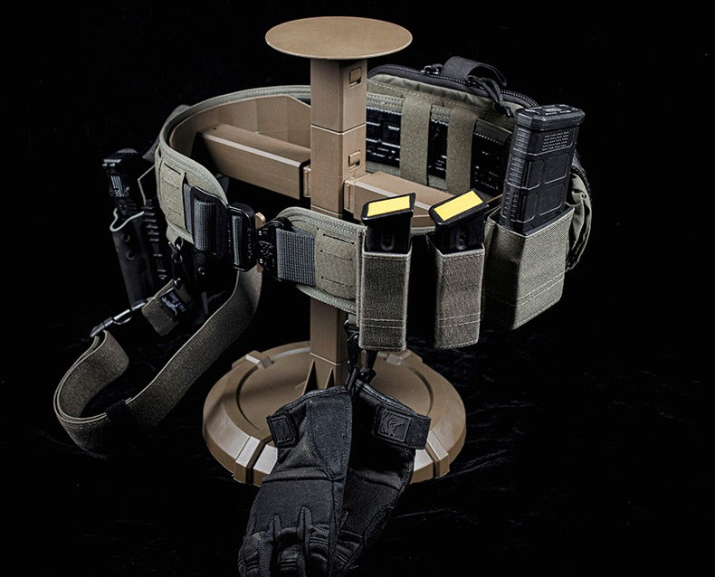 MF Helmet Vest Gear Tactical Equipment Display Stand AC-19 ( Black / Tan )-Tan