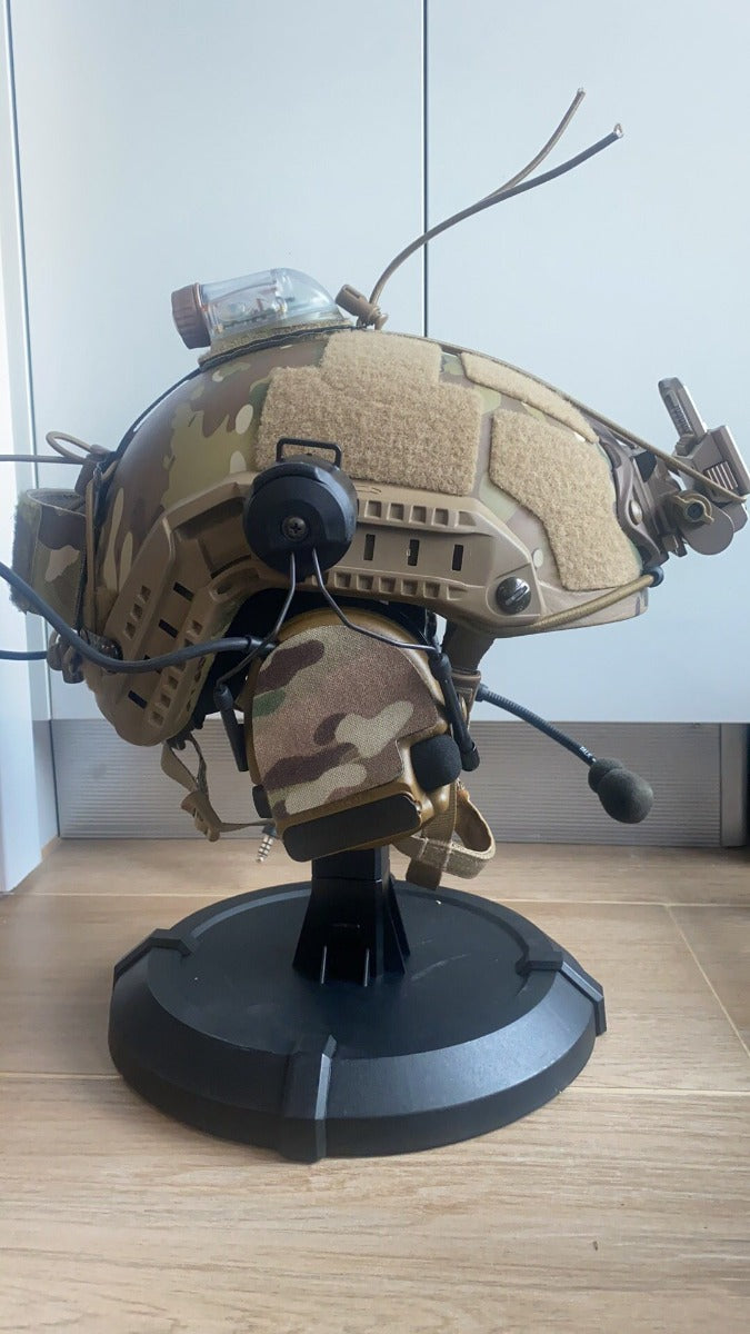 MF Helmet Vest Gear Tactical Equipment Display Stand AC-19 ( Black / Tan )-Tan