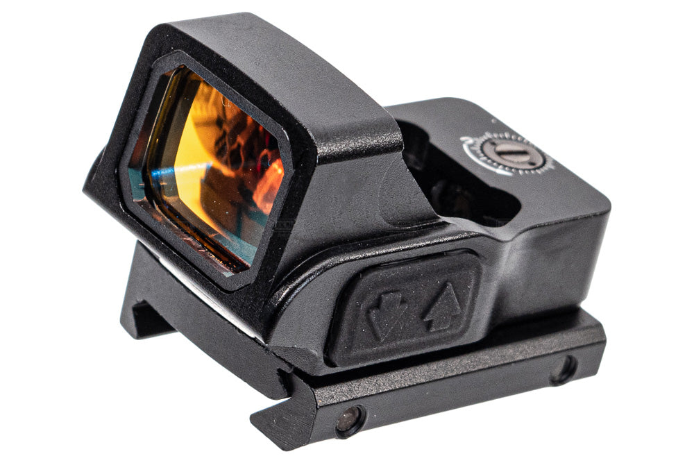 Reflex Mini Airsoft Red Dot Sight with Universal Mount and RDS Screws ( Black )