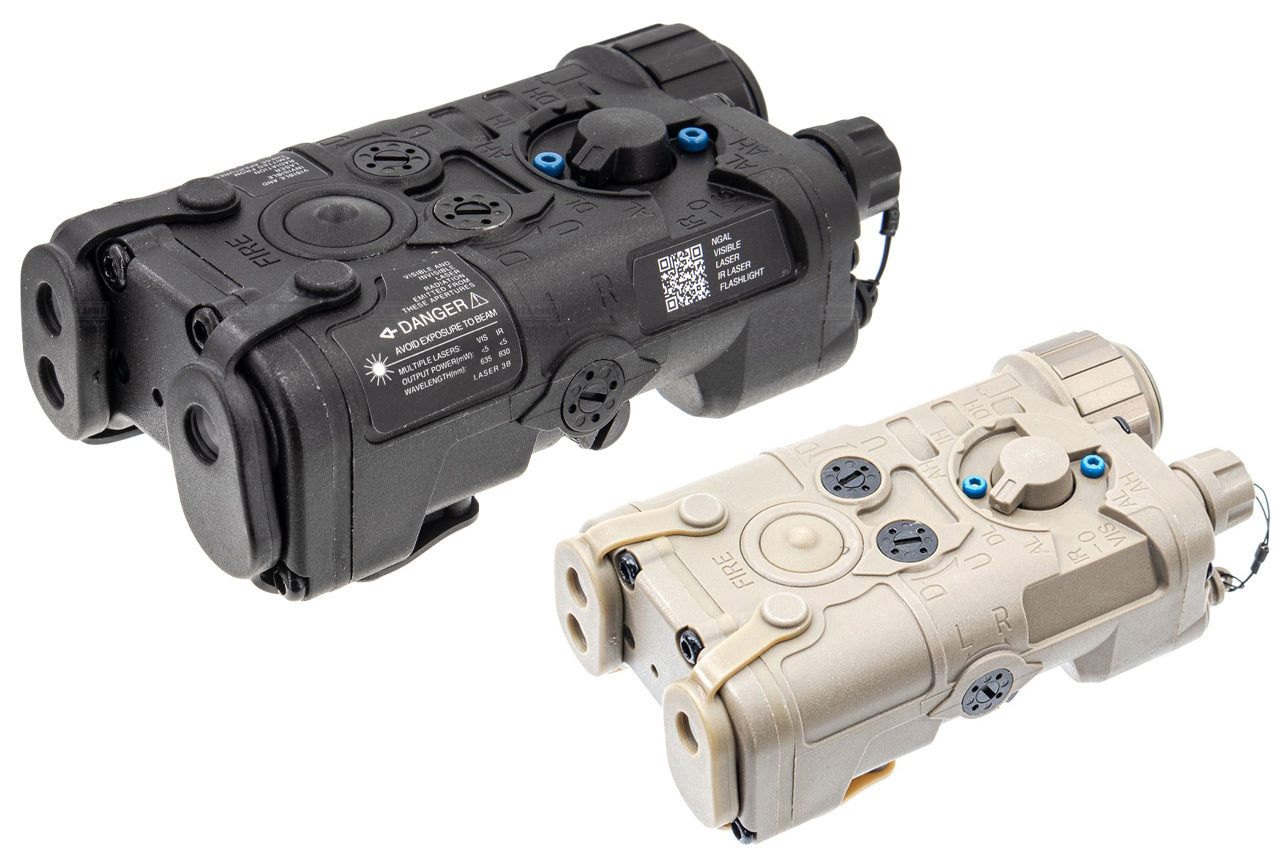 MF LAB PEQ NGAL Drive ( LED / IR / Red or Green Laser ) ( Polymer )-Dark Earth ( DE )-Green Laser