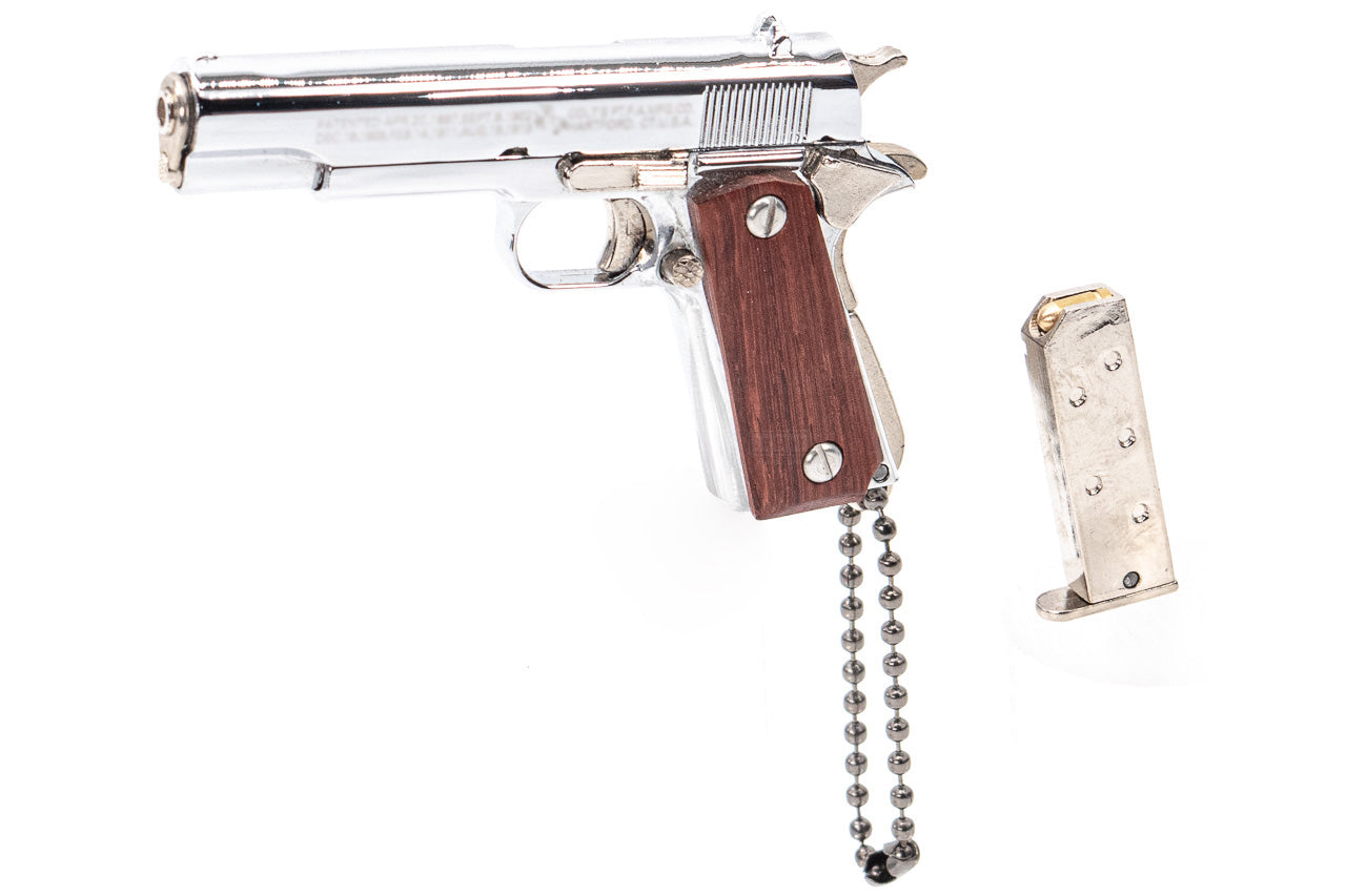 MF 1/3 Metal 1911 Dummy Keychain ( Silver )