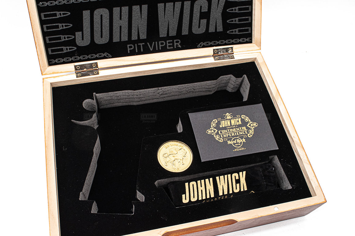 MF TTI Style JW John Wick Pistol Wood Case for TTI EMG / ARMY Pit Viper