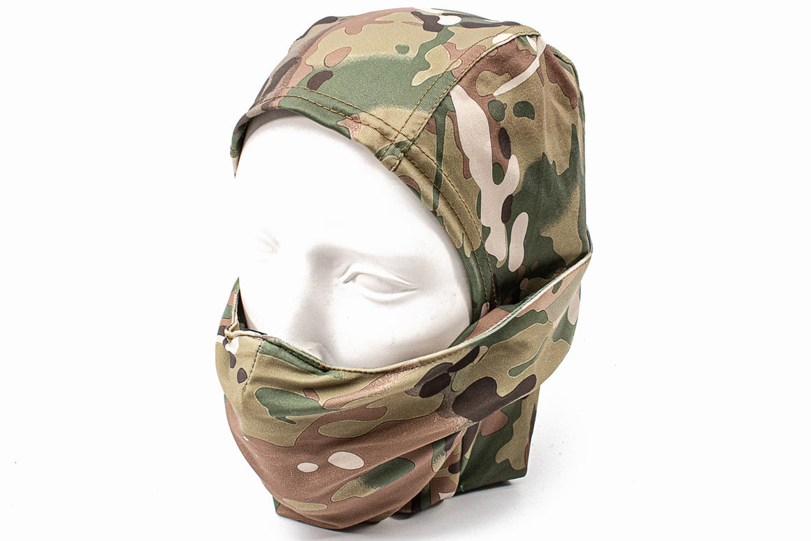 WoSport WST Tactical Headgear Mask Gen 2 Version ( BK / MC / OD / TAN )-Olive Drab