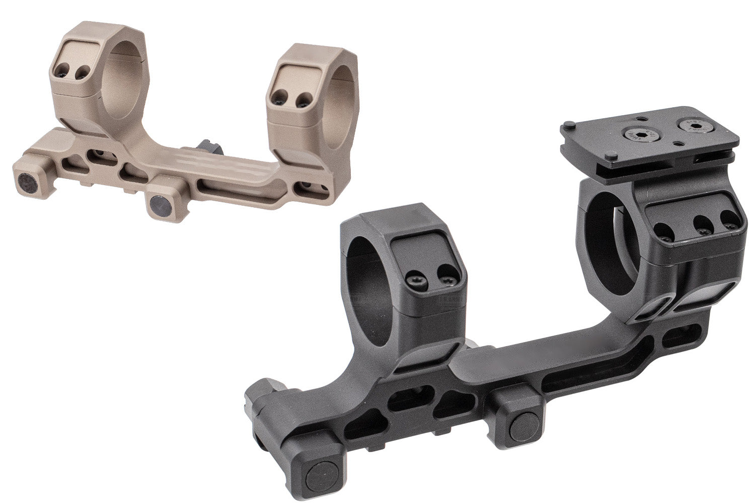 EG BC1 Style Scope Mount 1.7" 30mm Tube ( Black / DE )-Tan