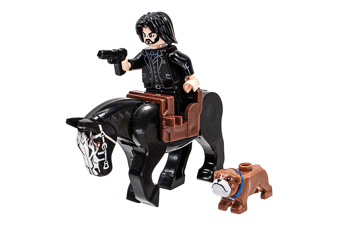 John Wick JW Style Building Blocks Set Dummy Toys Model ( 1:35 )
