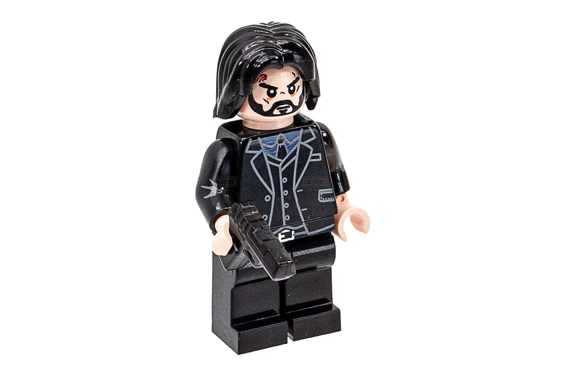 John Wick JW Style Building Blocks Set Dummy Toys Model ( 1:35 )