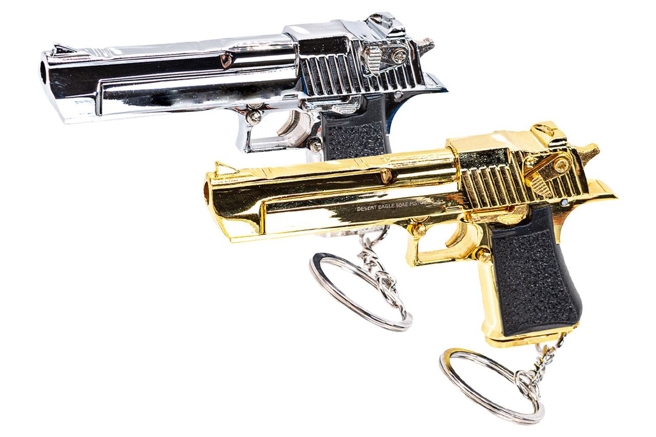 MF 1/3 Metal Desert Eagle Key Chain -Silver