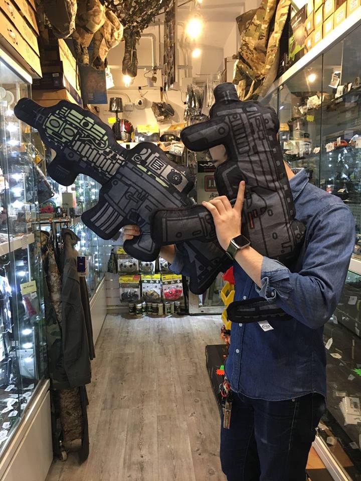 MP7 SMG Style Plush Cushion