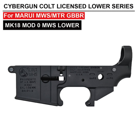 Angry Gun CNC Lower Receiver for Marui TM MWS / MTR GBB ( MK18 MOD 0 / M16A1 MK12 ) ( Colt Licensed w/ Roll Marking Press )-M16A1 MK12
