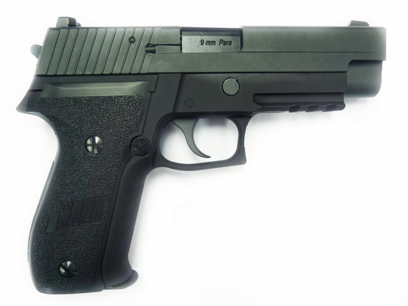 WE F226 MK25 Railed Full Metal GBB Pistol ( No Marking ) ( BK ) ( 226 P226)