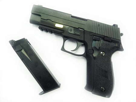 WE F226 MK25 Railed Full Metal GBB Pistol ( No Marking ) ( BK ) ( 226 P226)