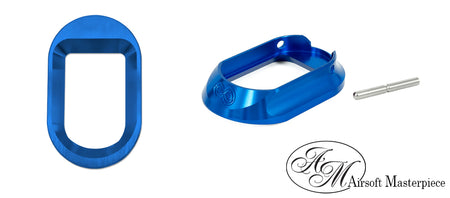 Airsoft Masterpiece AM Infinity Magwell for Marui TM Hi-Capa GBBP Series-Silver