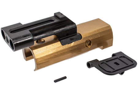 MWC CNC Steel Bolt Carrier BCG with Dust Cover For APFG MPX GBB Series ( PVD Gold )