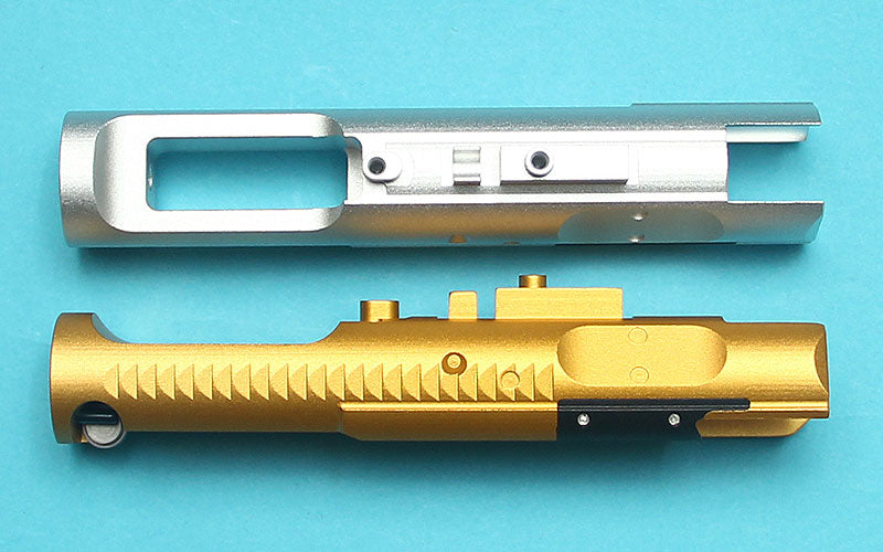 G&P MWS Forged Aluminum Complete Bolt Carrier Group Set ( For TM Buffer Tube )-Grey